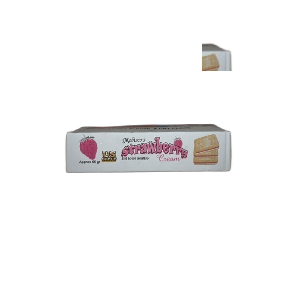 Bolachas Mobisco 65g Cream Mix-Strawberry