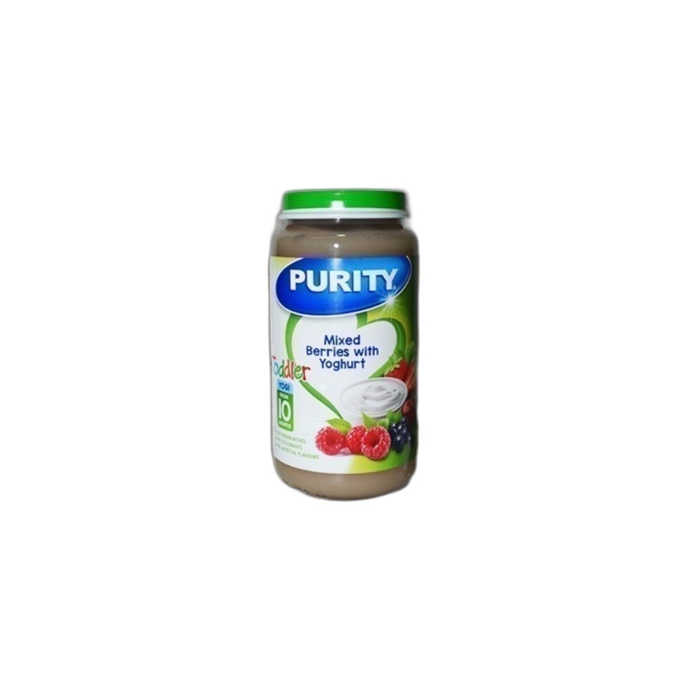 Purity 250ml Toddlers Para Bebê Mix-Mixed Berries With Yoghurt