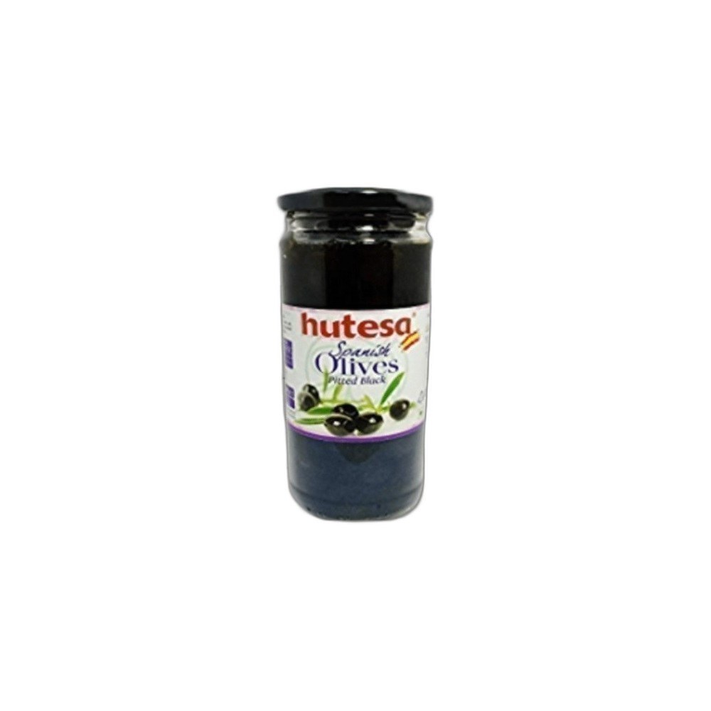 Azeitonas Hutesa 155g/350g Pretas Descaroçadas