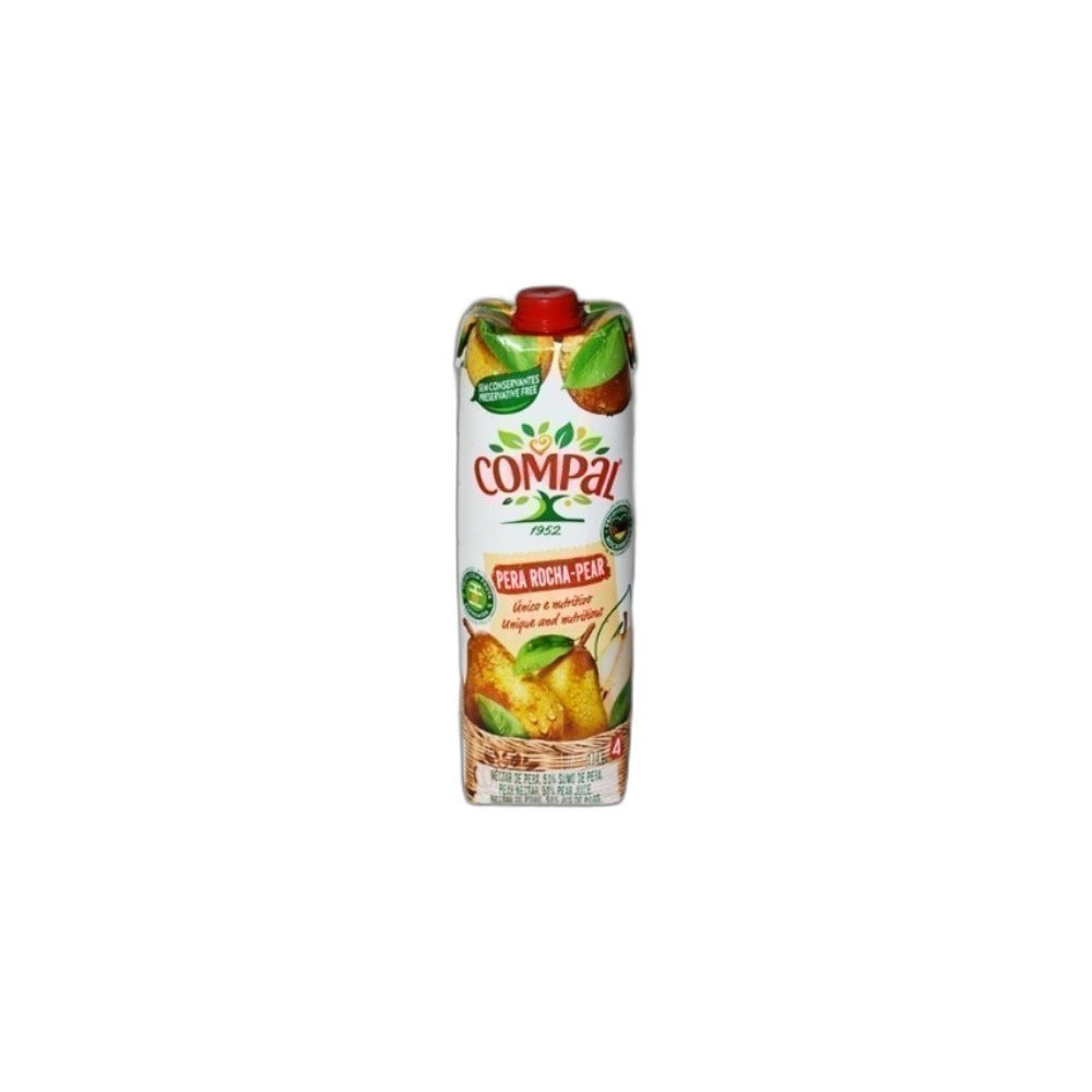 Sumo Compal 1L 100%/Nectar/Vital Mix-Pera Rocha Pear
