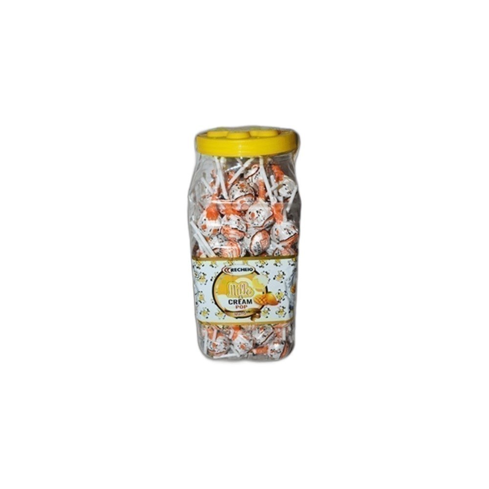 Doces Chupa Recheio 100un/13g Mix (Jar)-Manga