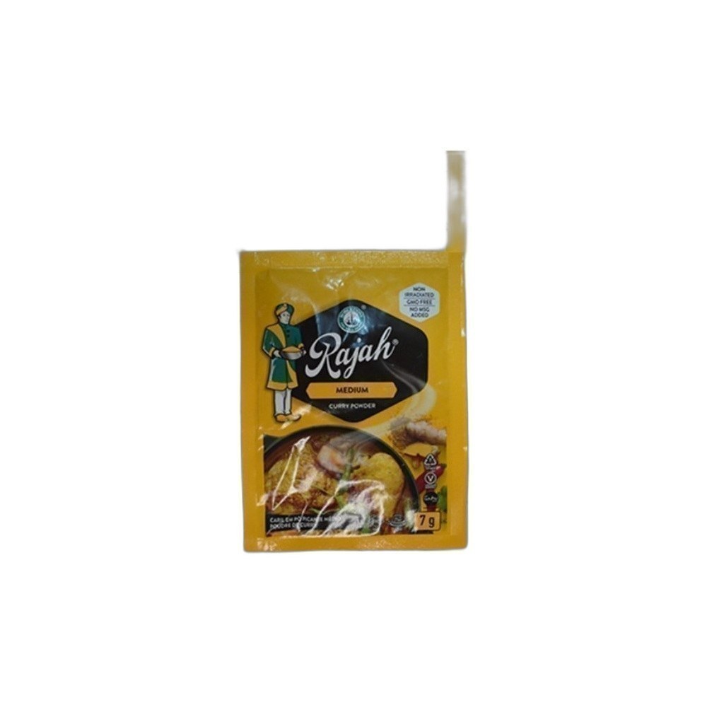 Caril Em Pó Rajah 7g (Un) Mix-Medium