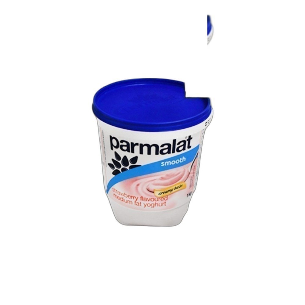 Iogurte Parmalat 1kg Mix-Strawberry Smooth