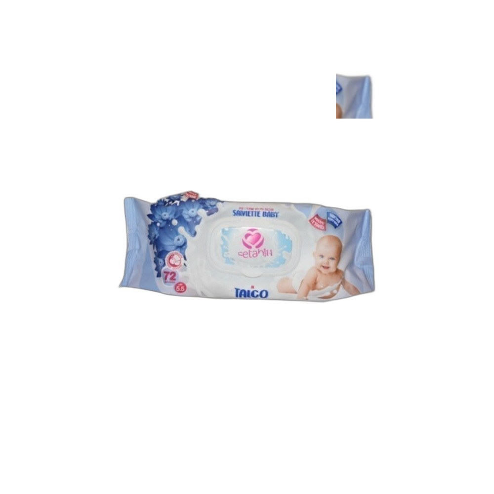 Wipes Setablu 72Pcs Para Bebê-Talco