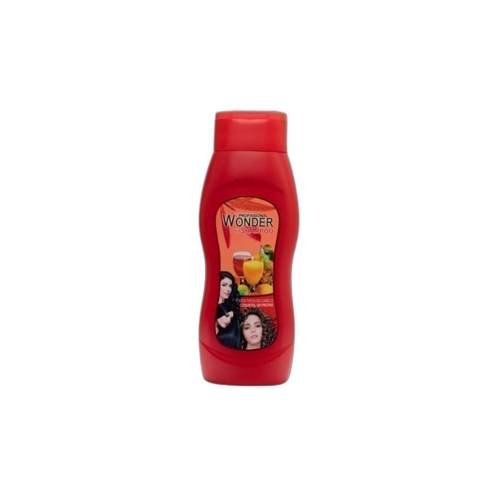 Shampoo/Condicionador Wonder 750ml Mix-Shampoo Coquetel De Frutas