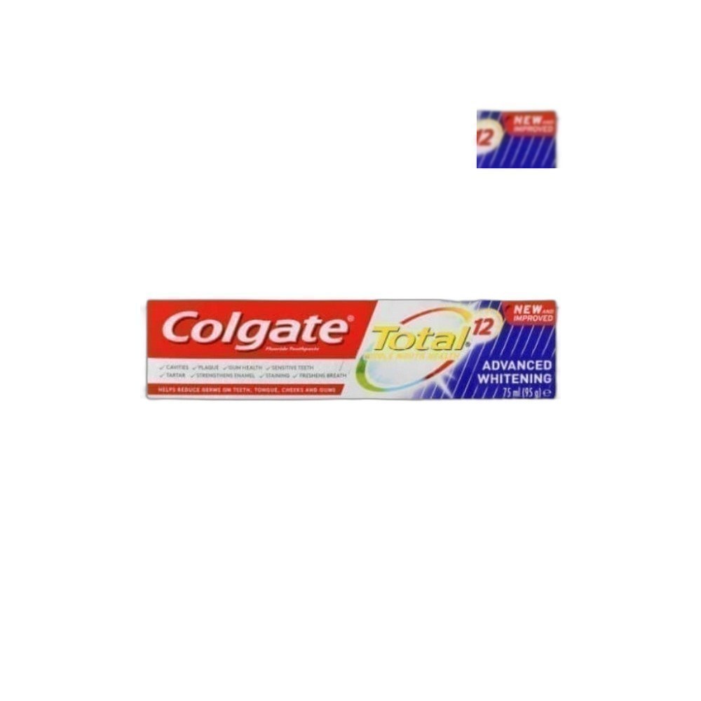Pasta Dentífrica Colgate 75ml Total 12 Mix-Advanced Whitening