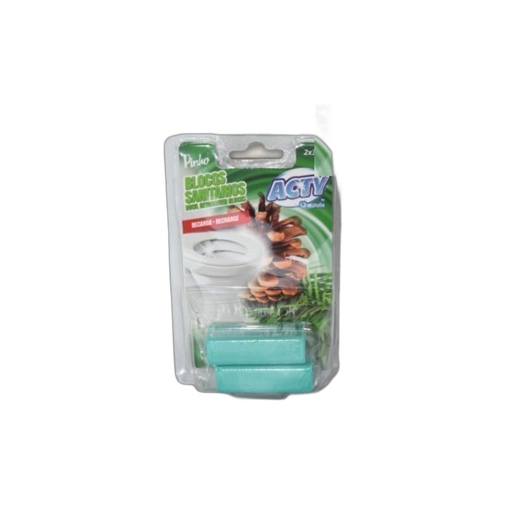 Bloco Sanitário Acty 2X37g Recarga Mix-Pinho