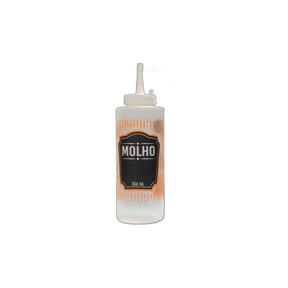 Garrafa De Plástico Para Sauces 350ml-Molho