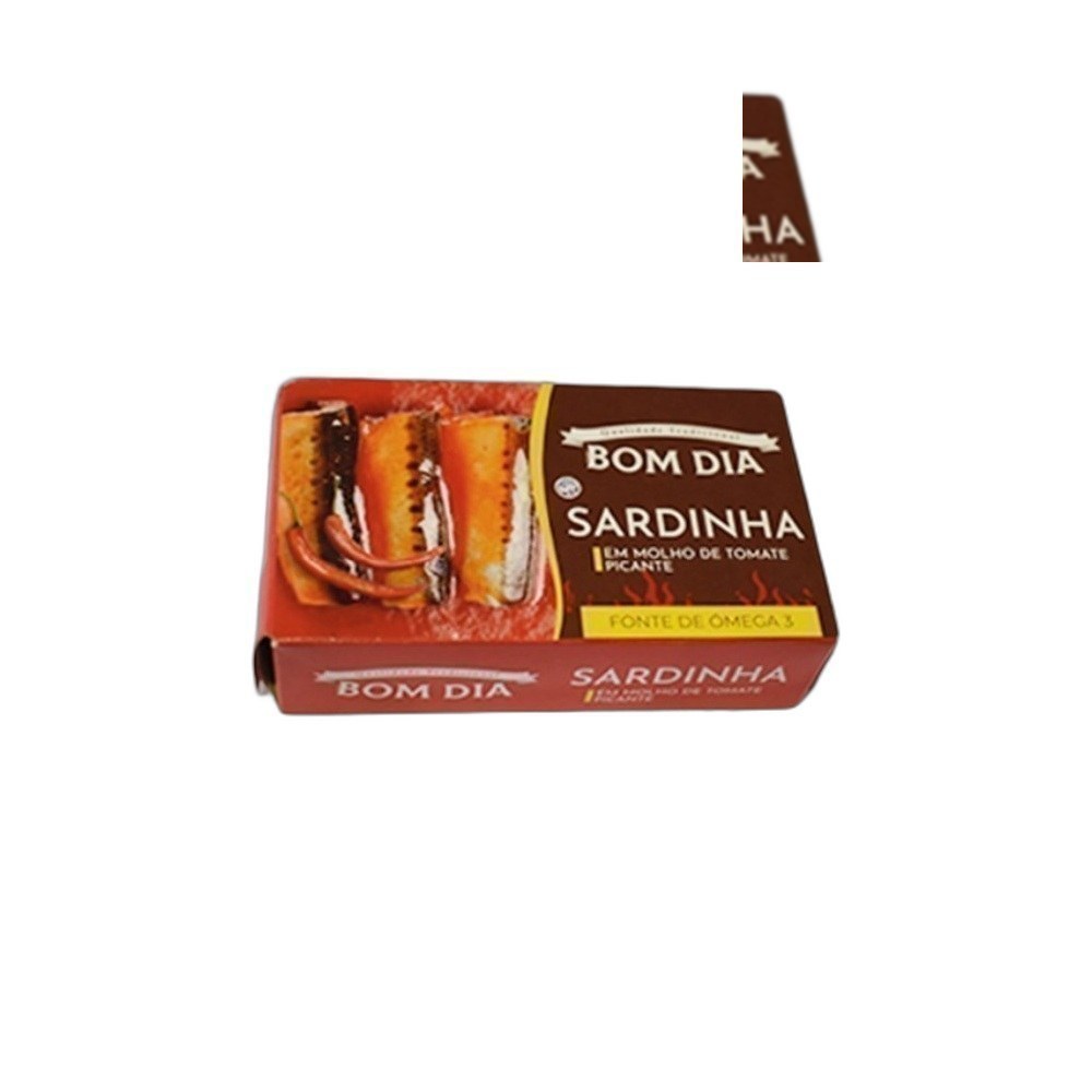Sardinha Bom Dia 78g/120g-Em Molho De Tomate Picante