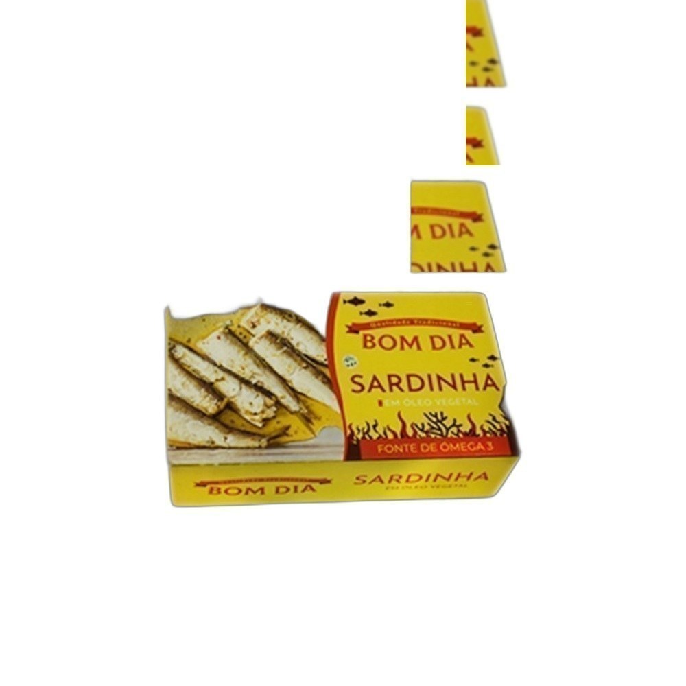 Sardinha Bom Dia 78g/120g-Em Óleo Vegetal
