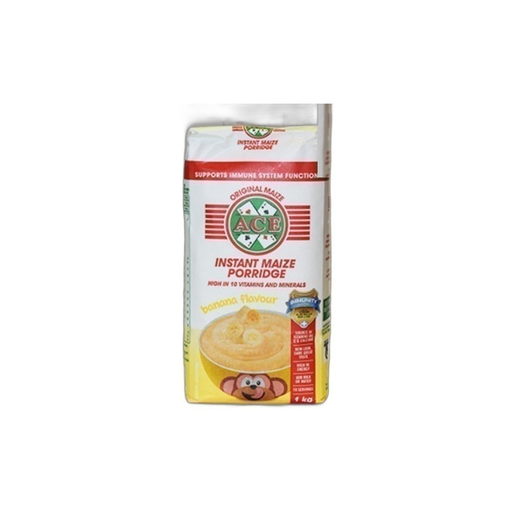 Farinha De Milho Ace 1kg Instantanea Mix-Banana