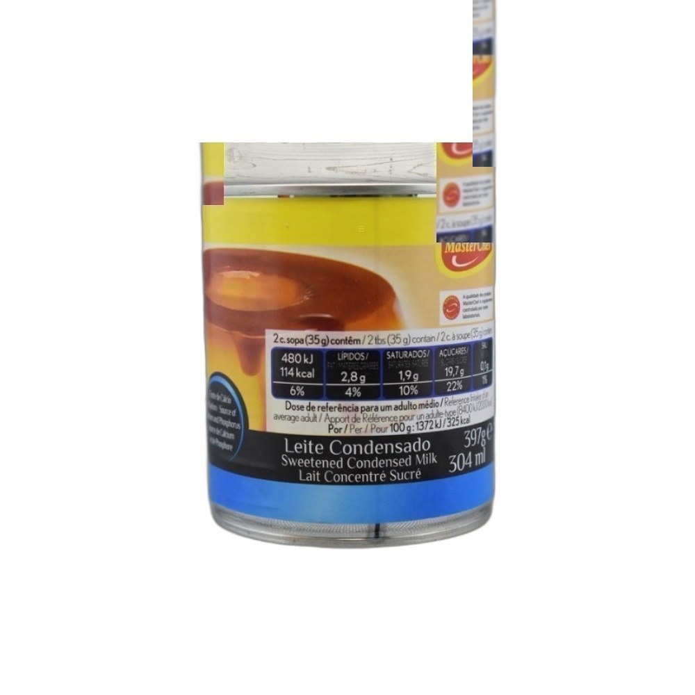 Leite Condensado Masterchef 397g
