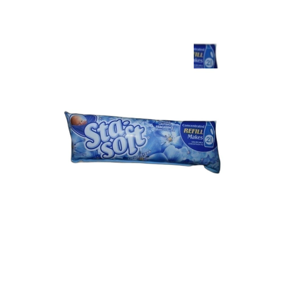 Condicionador Sta-Soft 500ml Refill Para Roupa Mix-Spring Fresh