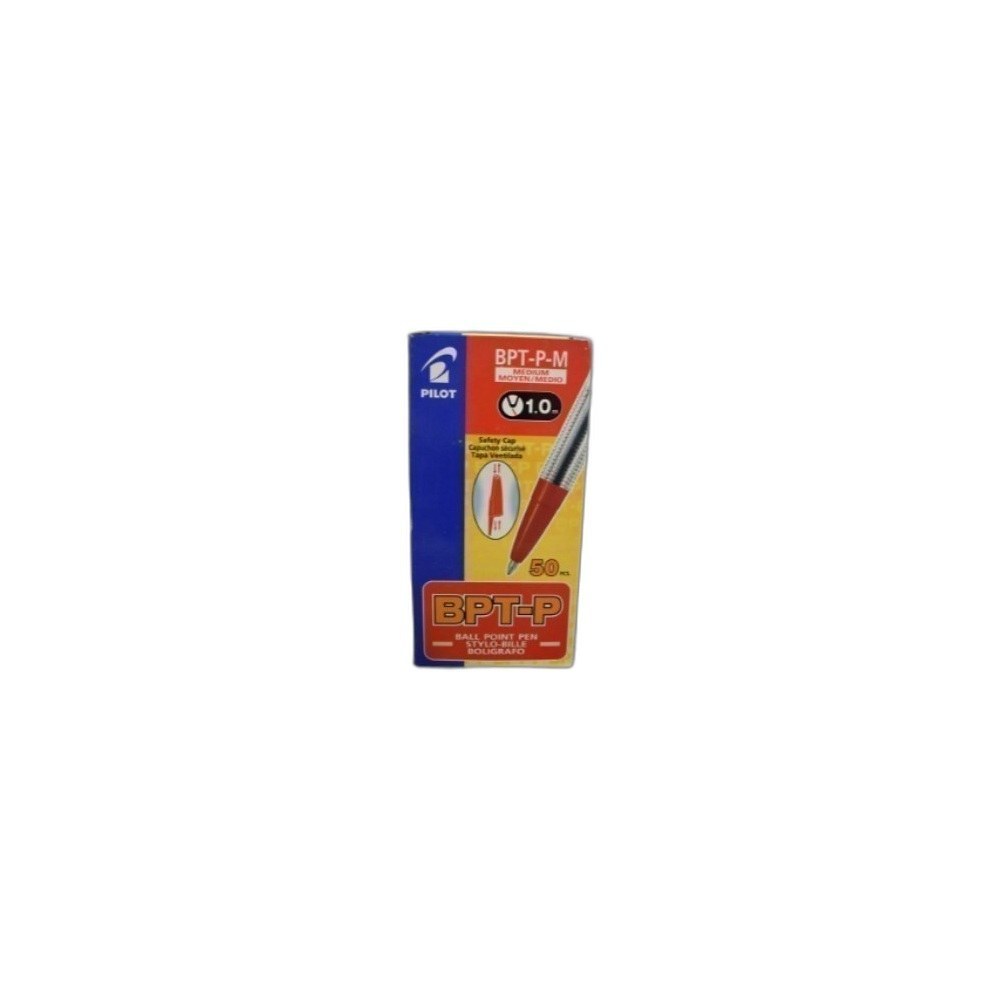 Caneta Pilot 1X50 Bpt-P-M-Vermelho
