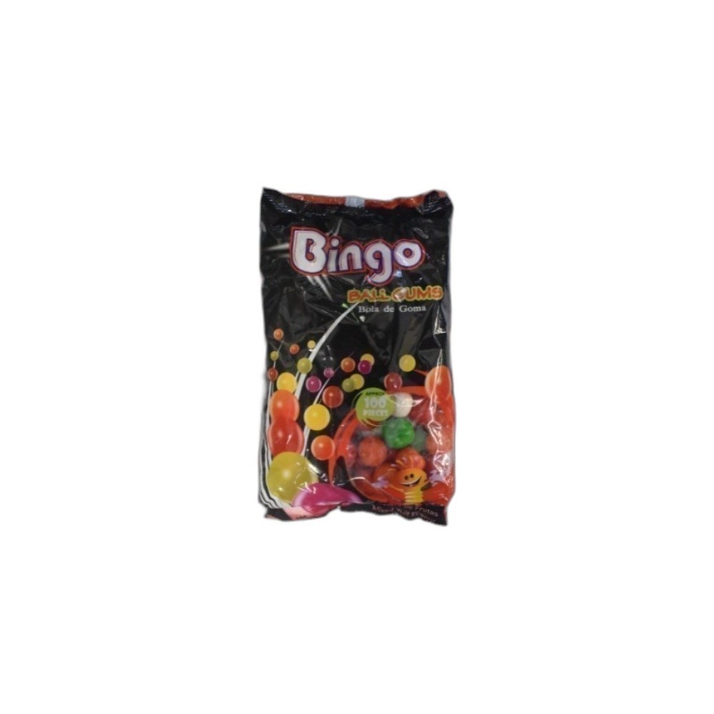 Chuinga Bingo 300g/100Pcs Bolas Gums Mix Fruit