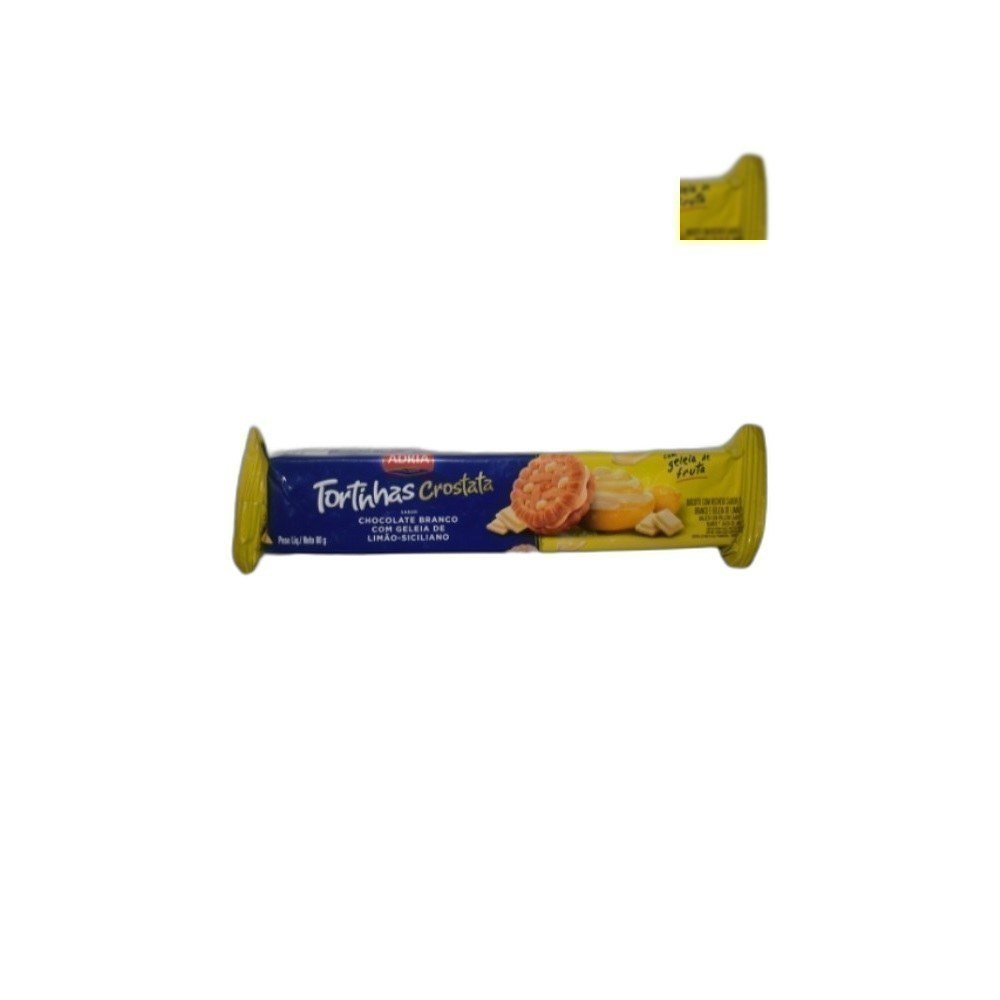 Bolachas Adria 80g Tortinhas Crosta Mix-Chocolate Branco Com Geléia De