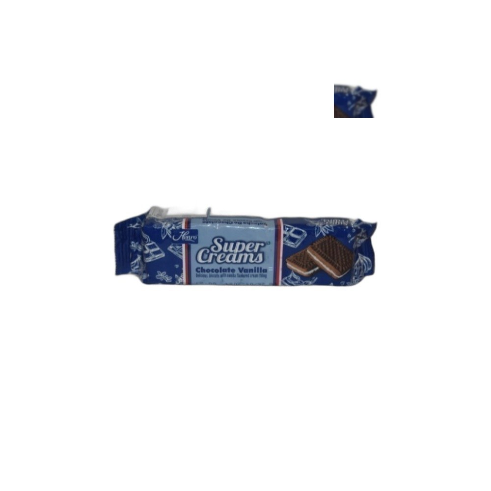 Bolachas Henro 125g Super Crems-Chocolate E Vanilla