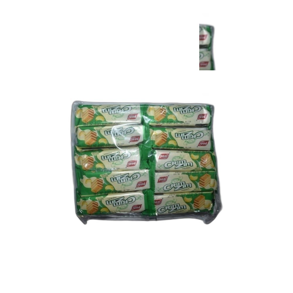 Bolachas Yokids/Alfaiz Crim Zim 20g Mix-Banana