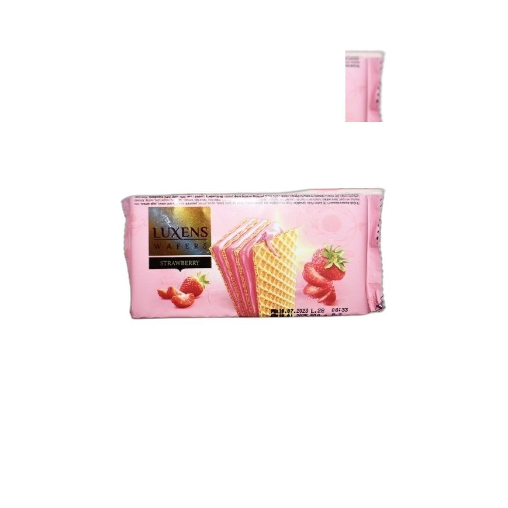 Bolachas Luxens 50g Wafer Mix-Strawberry