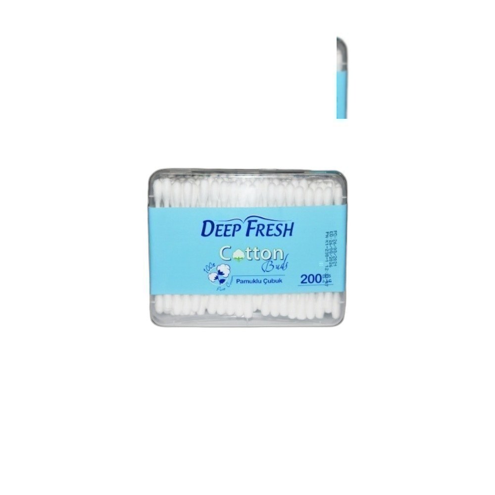 Cotonetes Deepfresh/Comfort 200un Algodão Mix