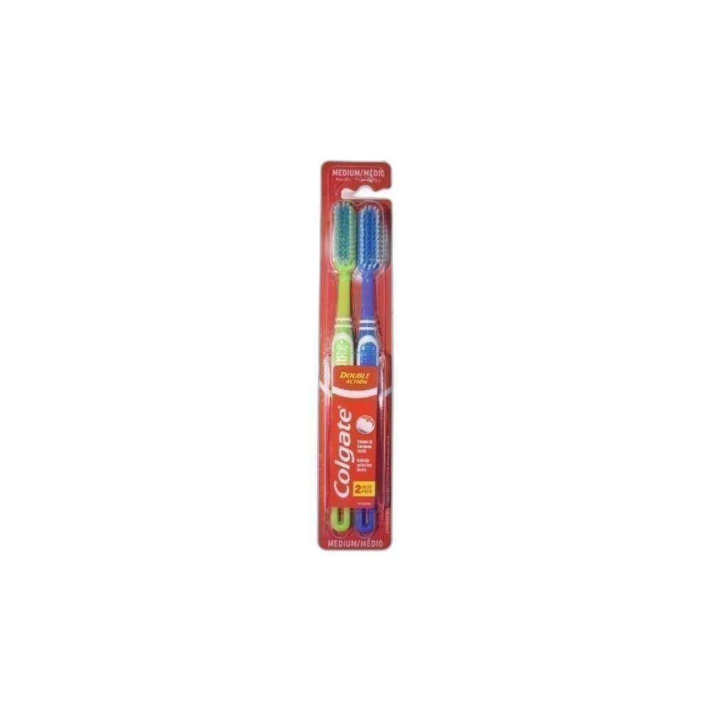 Escovas Colgate 1X2 Double Action Twin Value Pack