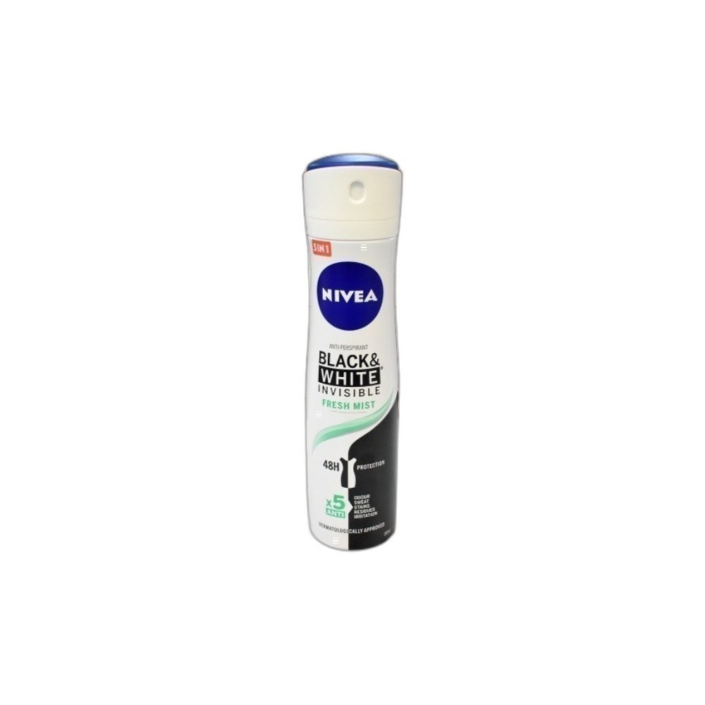Spray Corporal Nivea 150ml Mix-Black & White Fresh