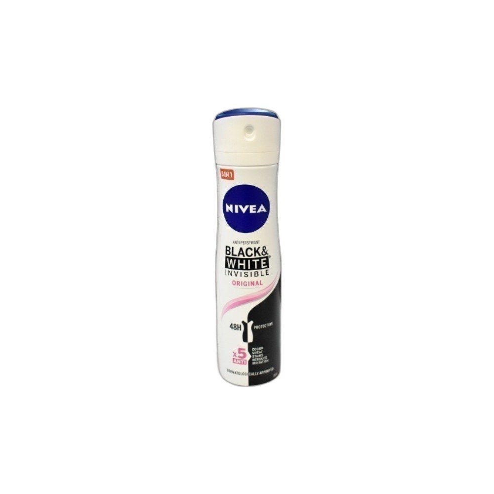 Spray Corporal Nivea 150ml Mix-Black & White Original For Man