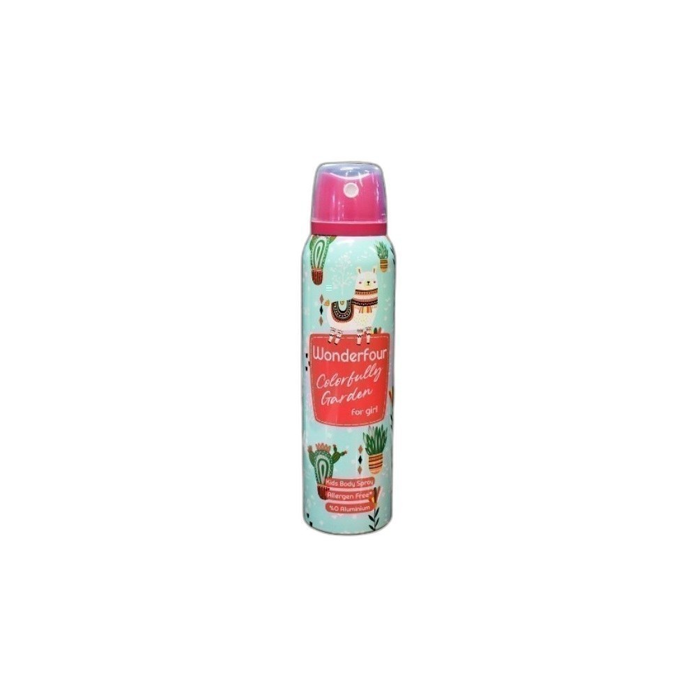 Spray Corporal Wonderfour 150ml Mix-Colorfully Garden For Girl
