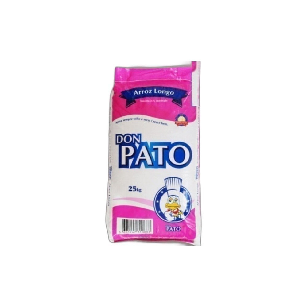 Arroz Don Pato 25kg Extra Longo Lilás