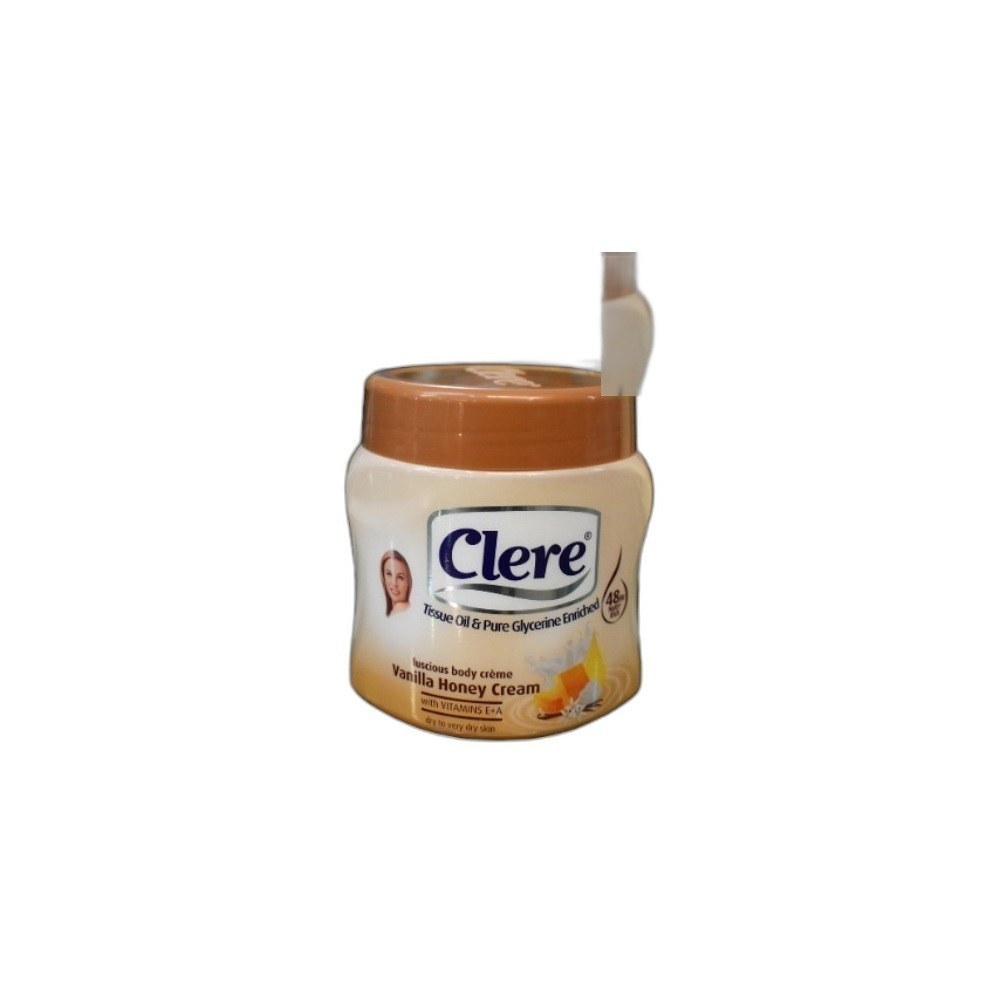 Creme Corporal Clere 500ml C260/267/279/287 Mix-Vanilla Honey Cream
