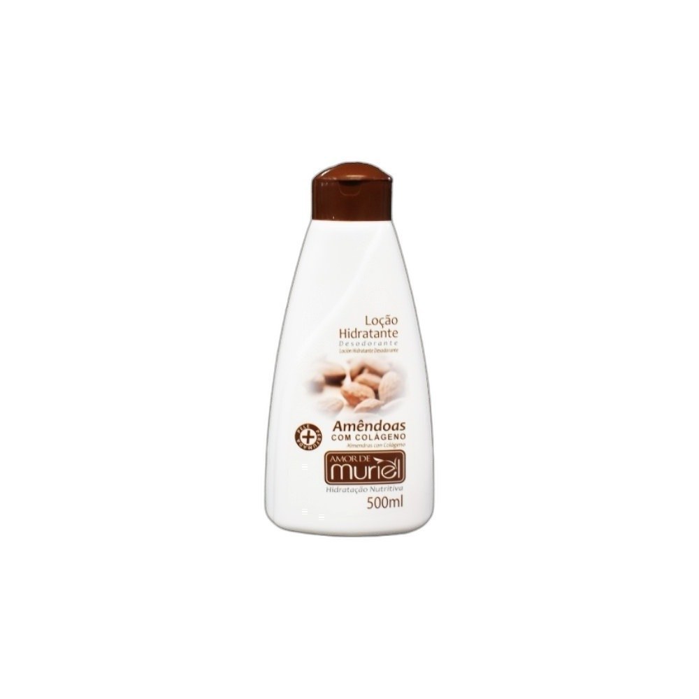 Loção Corporal Muriel 500ml Amor Mix-Amendoas Com Colageno