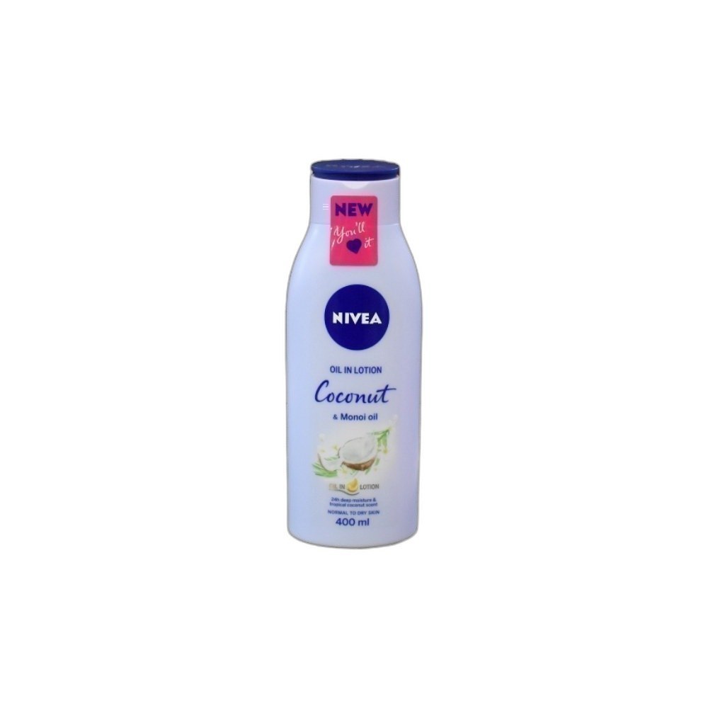 Loção Corporal Nivea 400ml Mix-Coconut