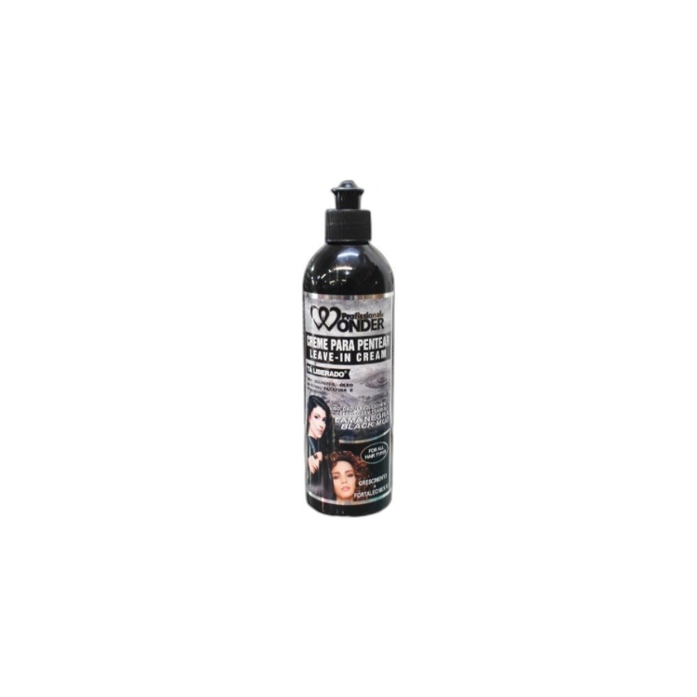 Creme Wonder 300ml De Pentear Mix-Lama Negra
