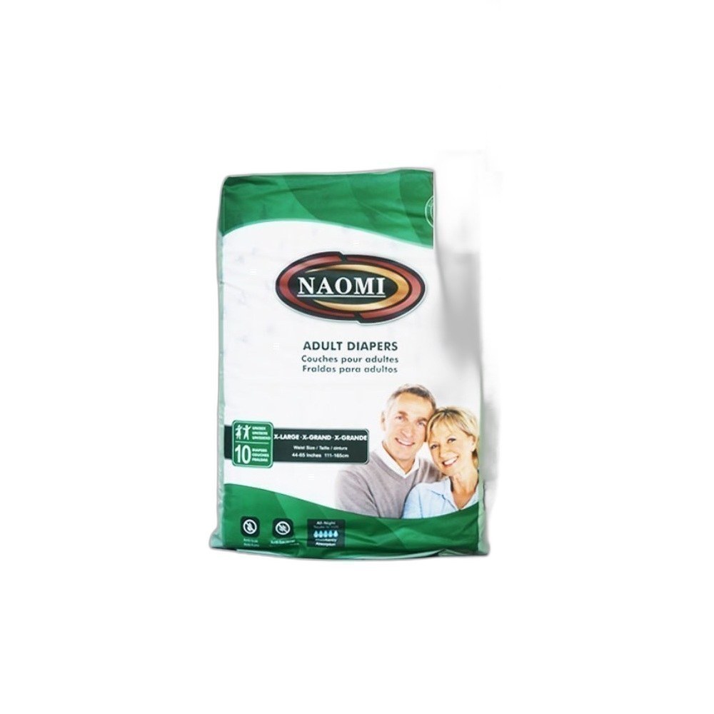 Fraldas Naomi Para Adulto 10Pcs -Xl