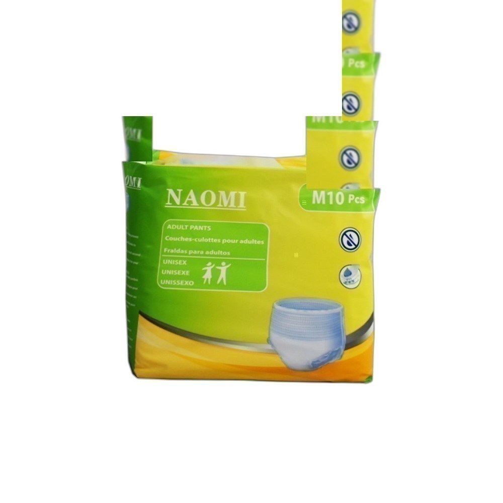 Fraldas Naomi 10Pcs Para Adulto M