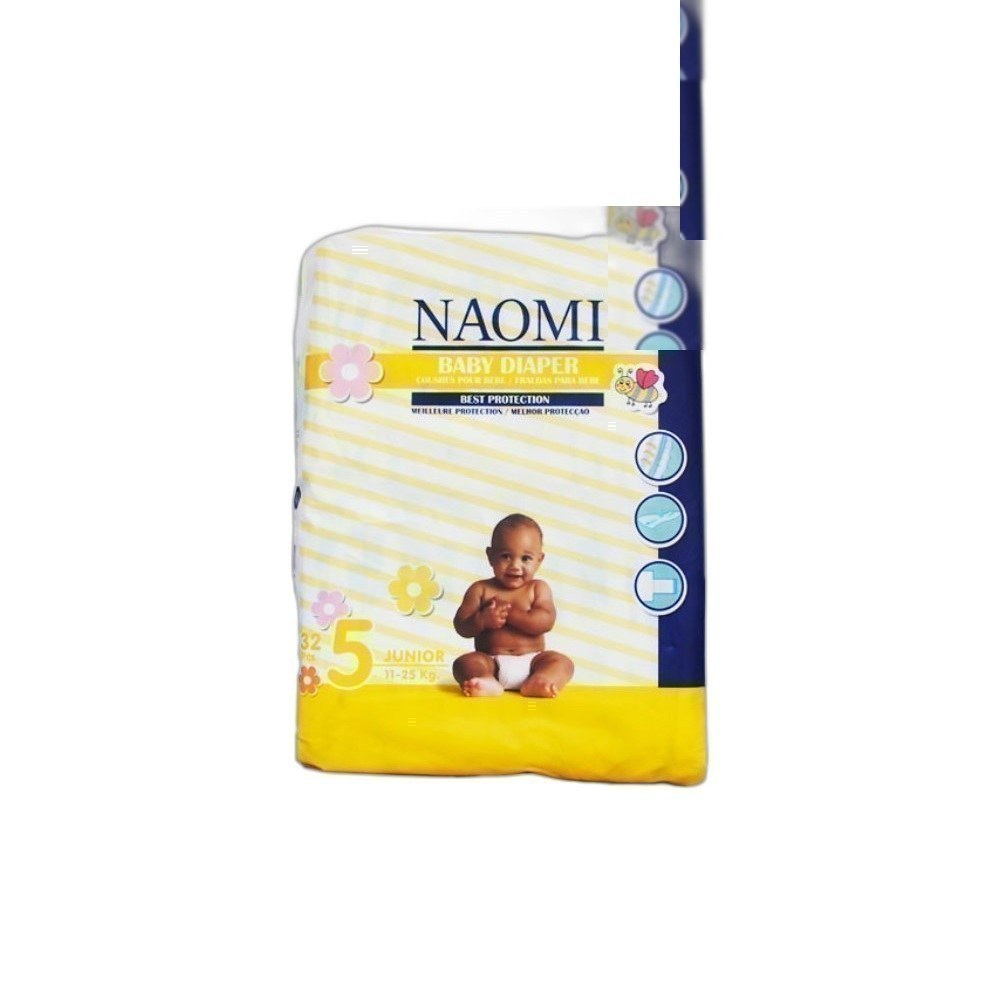 Fraldas Naomi Para Bebe 32Pcs Xl 11-25kg