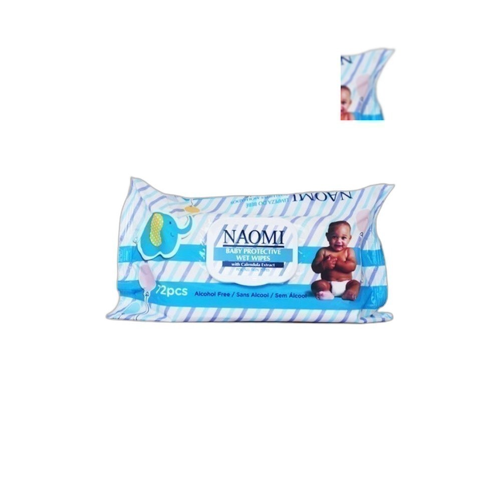 Wipes Naomi 72Pcs De Bebê-Baby Protective