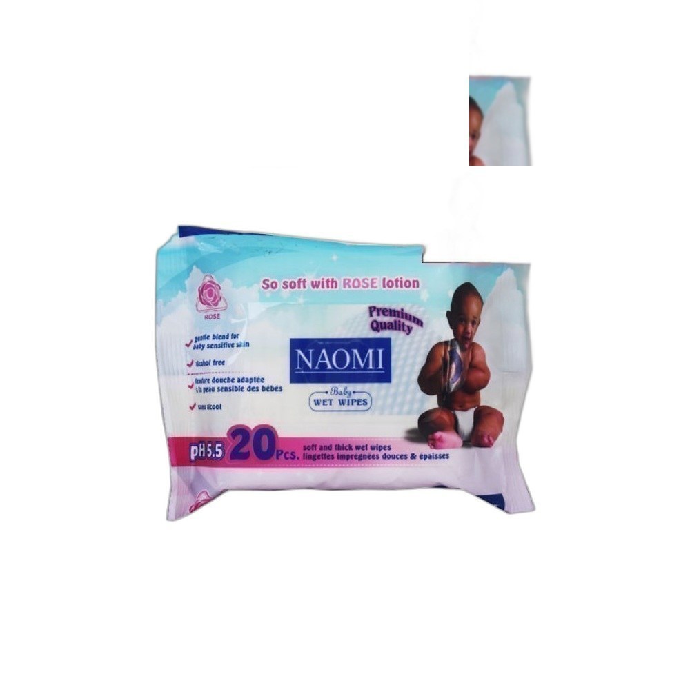 Wipes Naomi 20Pcs-Rose