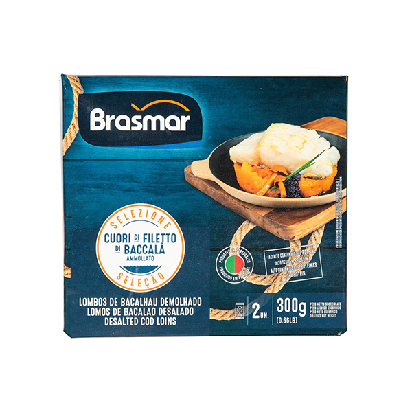 Brasmar Lombos De Bacalhau Demolhado 300g
