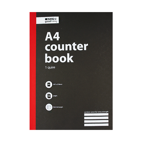 G/L A4 Counter Book 297X210Mm 96Pg