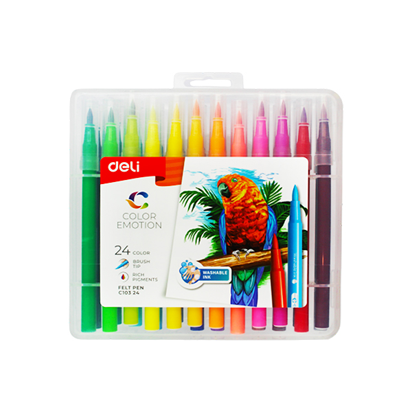 Deli Canetas De Filtro 24Pcs C10324