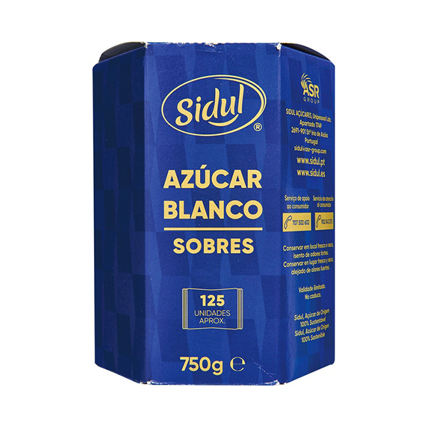 Sidul Acucar Branco Saquetas 125U 750g