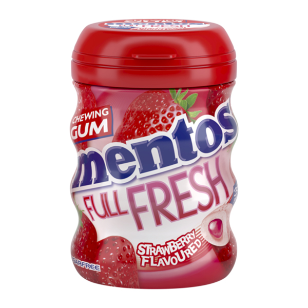Mentos Chewing Gum Strawberry Flv.17.5g