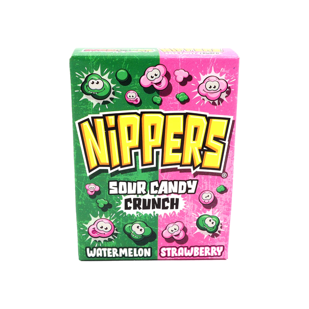 Screamers Nippers Sour Candy Watermelon Strawberry 100g