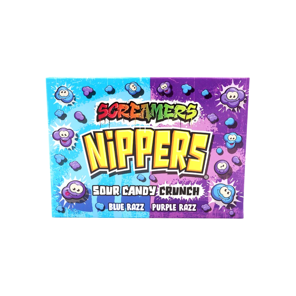 Screamers Nippers Sour Candyblue Razz Purple 100g