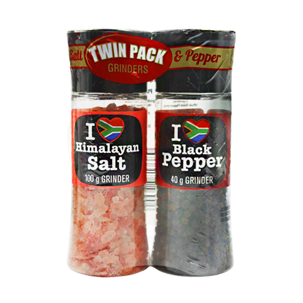 Twin Pack Grinders Pepper 100g