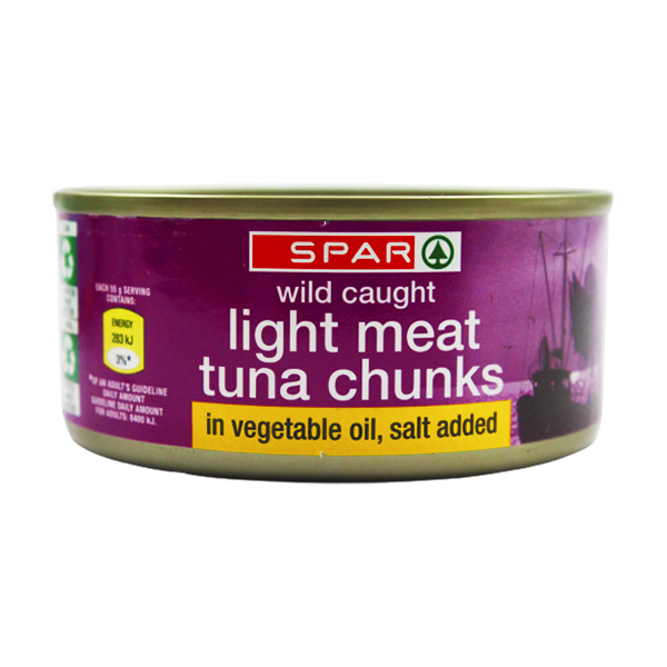 Spar Light Meat Tuna Chunks In Veg. Oil 170g