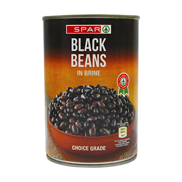 Spar Black Beans In Brine 400g
