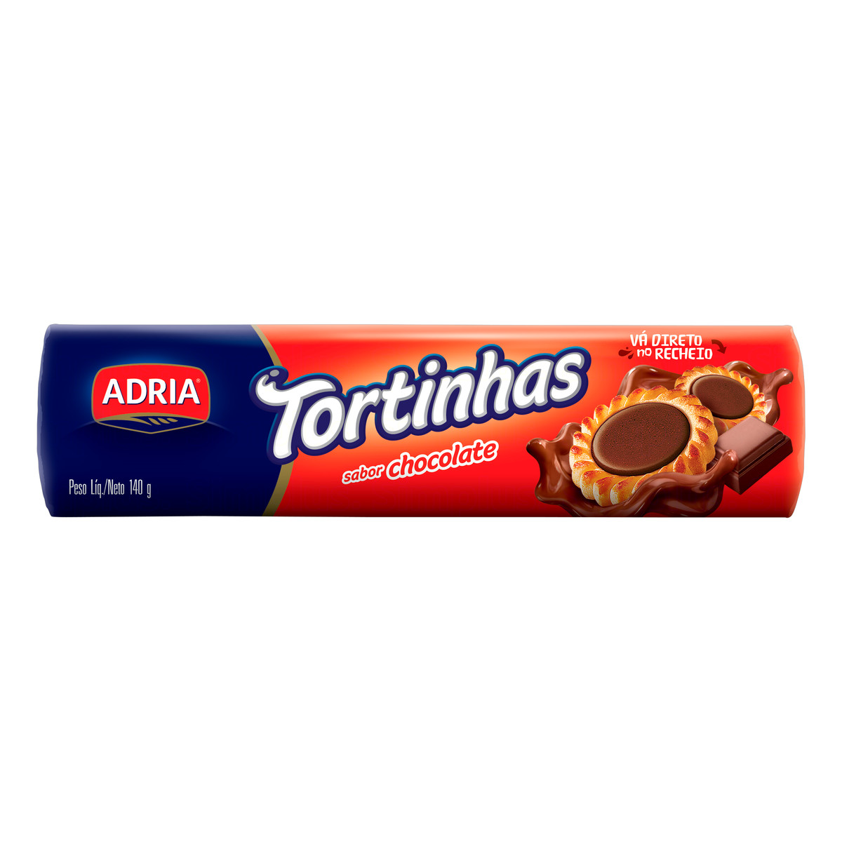 Adria Bolachas Tortinhas De Chocolate 140g