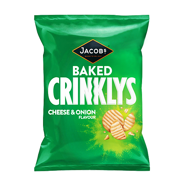 Jacobs Baked Crinklys Cheese& Onion Flv.105g